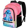 Disney Lilo e Stitch Watercolour-Zaino Fight 3.0, Multicolore, 31 x 41 cm, Capacità 22 L