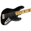 Fender Squier by Fender Classic Vibe '70s Jazz Bass V, Bass Guitar, Maple Fingerboard, Black