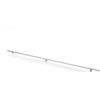 GTV Maniglia per Mobili LINEA - Maniglione a Barra in Alluminio 1200 mm, Maniglia Cucina Armadio Acciaio Spazzolato, Interasse 2x512 mm, Zigrinato, Moderno