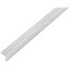 Alberts 489045 Profilo angolare | autoadesiva | alluminio, design acciaio inox, chiaro | 1000 x 25 x 25 mm