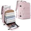 BJLFS Zaino Ryanair 40x30x20 Donna Zaino da Viaggio Aereo Uomo Zaino Casual | Bagaglio a mano 40x30x20 Sottovuoto con porta scarpe Borse da Cabina per Wizzair Zaini Impermeabile per laptop da 16 pollici