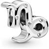 PANDORA Ciondolo con segno del capricorno in argento Sterling con zirconia cubica trasparente