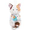 NICI 62168 Borsa dell'Acqua Calda a Forma di Gatto Portafortuna con pesciolino, Morbido Animale di Peluche, per Adulti e Bambini a Partire dai 10 Mesi, 350 ml, 30 cm, Marrone