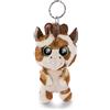 NICI Glubschis: L'Originale - Portachiavi Giraffa Glubschis Halla 9 cm - Peluche Animali dello Zoo - Simpatico Ciondolo Animale per cordini e Porta Chiavi - Porta Chiavi per Ragazze e Ragazzi