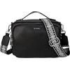 Gladdon Piccola Borsa a Tracolla da Donna con 3 Scomparti Capienti, Cinghie Regolabili e Rimovibili in Tessuto Jacquard