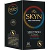 SKYN Selection (50 Pezzi) | Skynfeel Preservativi per uomo senza lattice, 10 x originali, 20 x sensazione intensa, 20 x extra lubrificante, preservativi di dimensioni regolari