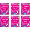 Carefree Salvaslip Plus Large con profumo fresco (1 x 48 pezzi), extra largo e super assorbente, per includere istantaneamente i liquidi, neutralizza gli odori, taglia Plus Large