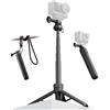 ULANZI MT92 treppiede action camera 60 cm, Mini selfie stick portatile, Asta selfie treppiede con cordino per il collo, Compatibile con gopro hero 13/12/11/10/9/8/7/6, Akaso, Dji osmo action 6/5 Pro/4