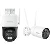 Reolink 4K PTZ Telecamera Wi-Fi Esterno a Doppio Obiettivo TrackMix WiFi + 8MP RLC-810WA, 355°Pan/90°Tilt, Zoom Ibrido 6X, Rilevamento Persona/Veicolo/Animale