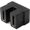System-S USB4 tipo C adattatore femmina a femmina U Turn cavo angolare 180° 40 Gbps USB 4.0