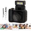 Sionhiuo Retrosnap fotocamera portachiavi, videocamera digitale vintage 1080p con luce e flash LED