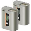CQJFCYBRA DMW-BLK22 Batteria 2500mAh Porta Di Ricarica USB-C, Compatibile Con Panasonic, For DC-S5 DC-S5K GH6 S5M2 S5M2X DC-G9 DMC-GH3K GH4K(2pcs Battery)