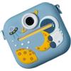 KEXIAO Stampa istantanea della macchina fotografica dei bambini con la custodia del silicone del dinosauro dello schermo da 2.4 pollici batteria ricaricabile incorpora nel gioco musicale Playe