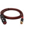 System-S Cavo RCA RCA 100 cm maschio a XLR 3 poli, adattatore rosso