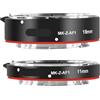 Generico Lens accessories, Anello adattatore for tubo di prolunga macro con messa a fuoco automatica in metallo 11mm 18mm, compatibile for Nikon Z5 Z50 Z50II Z6 Z6II Z7 Z7II ZFC,For outdoor photography