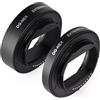 ZEZEFUFU Set di tubi di prolunga macro per fotocamere Sony NEX E Mount (10 mm + 16 mm)