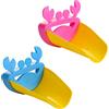 HIUOUIH Estensore Rubinetto Bambini 2Pcs Granchio del Fumetto Lavandino per Bambino Estensori per Rubinetto del Silicone Aiuta Bambino Mano Lavaggio Mani Bagno Accessori, Azul + Rosa