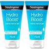 Neutrogena Hydro Boost Crema Mani Gel, Crema mani secche e screpolate con Acido Ialuronico idratante per 24 ore, Hand cream dalla formula in gel rinfrescante e ultra-leggera, 75 ml (Confezione da 2)