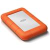 LaCie Rugged Mini - Disco rigido - 4 TB - esterno (portatile) - USB 3.0 - 5400 rpm - argento, arancione (LAC9000633)