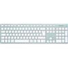 Hamlet XKKITA-MCBT tastiera Bluetooth Italiano Argento, Bianco