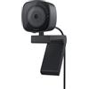 Dell Webcam WB3023-2K risoluzione QHD/FHD/HD, sensore Sony, apertura f2.0, rilevamento volti, microfono con riduzione del rumore, zoom HD 2X, USB-A, certificazione Microsoft Teams/Zoom, nero