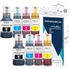 LCL Flacone di Inchiostro Compatibile con 104 Multipack Alta capacità Sostituzione per Epson ET-1810 ET-2810 ET-2811 ET-2812 ET-2814 ET-2815 ET-2820 ET-2821 ET-2825 (2BK2C2M2Y,8Pack)