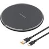 Atshld Caricatore wireless rapido, 35 W, base di ricarica wireless USB C compatibile con iPhone 16/15/14/13/12/11, Galaxy S24/S23/S22/S21, caricabatterie wireless 20 W compatibile con qi