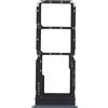 Generico Carrello Vassoio alloggio tray Compatibile con Vivo Y21 2021 / Y21S / Y21T porta scheda nano Sim1+ SIM 2 + SLOT SLITTA Alloggio Memoria Micro Sd CARD (Dark Blue)