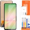 AGCUT Display LCD per Samsung A56, schermo di ricambio per Samsung Galaxy A56 5G A566 SM-A566B SM-A566E, schermo LCD di ricambio touch screen digitizer, montaggio completo, senza impronte digitali