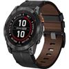 Hatolove Cinturino QuickFit 22mm per Garmin Fenix 7/6/5, Forerunner 965/955/945/935, Instinct 2 - in Pelle per Modelli Pro/Solar/Plus - Compatibile con Fenix 8 47mm