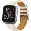 Hatolove Cinturino in Pelle per Fitbit Versa 2, Comodo Cinturini in Pelle per Donne e Uomini Compatibile con Fitbit Versa 2/Versa/Versa Lite