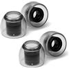 AZLA SednaEarfit Crystal Standard, 2 paia (taglia S), gommini di ricambio per cuffie wireless, con cancellazione del rumore, compatibili con Shure, Sony, Beats, Jabra e JBL