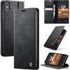 Cracedily Cover per iPhone XS Max Case, Libro Custodia Portafoglio Premium Pelle PU, Slot Scheda, RFID Shieldon, Chiusura Magnetico Aletta Antiurto Case Custodia per Apple XS Max, Nero