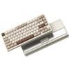 LQXQ RD75 Pro 75% Gaming Tastiera Quick Release Wireless Alluminio, VIA Tri-Mode Tastiera meccanica Custom Hot Swappable con RGB Creamy Keyboard per Windows/Mac/PC - Beige