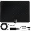 Mediawave Store - Antenna Digitale Terrestre, per Interni, 1080, Potenza Segnale, Antenna Full HD, con Amplificatore di Segnale, HDTV, Canali Gratuiti, con Cavo, Antenna Digitale Terrestre Interno