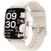 Fitpolo Smartwatch Donna Uomo Chiamate e Whatsapp, 1.85 Smart Watch Contapassi Cardiofrequenzimetro da polso/SpO2/Contapassi/Sonno, Orologio Smart Fitness Sportivo Impermeabile per Android iOS