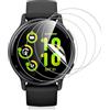 Vauki 4 Pezzi Pellicola Protettiva Compatibile con Garmin Vivoactive 5/6, Morbido Trasparente HD TPU Proteggi Schermo Ultra Sottile Senza Bolle, Anti-Scratch, Touch Sensibile