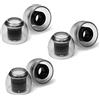 AZLA SednaEarfit Crystal Standard, 3 paia di gommini di ricambio per auricolari MS/M/ML (set M)