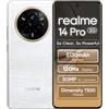 realme 14 Pro 5G Smartphone 12+512GB,Bianco Perla, Schermo curvo da 6.72 pollici, Refresco a 120Hz, Batteria 5130mAh, Fotocamera da 50MP, Dimensity 7300 Energy, Protezione ArmorShell, IP69