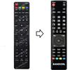 Remote Telecomando compatibile già programmato per Zephir ZE49UHD-2A, ZE22FHD, ZE9UHD-2A