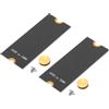 PATIKIL Scheda Di Adattamento Estesa M2 NVME SSD Trasferimento 2230-2280 2 Pezzi Adattatore Estensione M2 Cambia In Misura Lunga Con Cacciaviti Per Casa Ufficio Nero