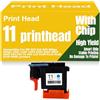 SXLXYOF Per HP Testina di stampa 11 C4810A C4811A C4812A C4813A per HP Designjet 500 510 800 500ps 800ps 1000 1100 1200 2200 2600 2800 70 100 110 Stampanti,Cyan-11 Printhead