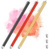 iMoebel Set di 3 penne per tablet con punta in fibra, 18,5 cm extra lunghe con clip universale passivo pennino capacitivo compatibile con touch screen capacitivo telefoni cellulari tablet