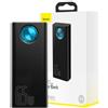Baseus Powerbank Amblight 30000mAh, 4xUSB, USB-C, 65 W (Black)