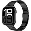 Hatolove Cinturino per Apple Watch Ultra 3/2/1 49mm, Cinturino Acciaio Inossidabile Compatibile con iWatch Series Series 11 10 9 8 7 6 5 4 Ultra SE 3 2 1, 49mm/46mm/45mm/44mm/42mm(Series 3/2/1)
