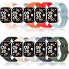 WindRen 5-10 Pezzi Sportivo Cinturini Compatibile con Xiaomi Redmi Watch 6/5/4, Cinturino di Ricambio Silicone Morbido per Xiaomi Smart Band 10 Pro/9 Pro/8 Pro, Impermeabile e Leggero, Uomo Donna
