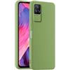 HULLIN Custodia per Telefono in Silicone Colorato, Adatta per POCO F4 (6.67) - Verde Matcha
