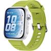 GIOPUEY Cinturini Compatibile con Huawei Watch Fit 5 Pro/Fit5/Fit4/4 PRO/Fit3, Morbido Silicone Cinturino [Resistente all'Usura] [Traspirante] - Green