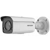 Hikvision - Telecamera IP PoE esterna Palla 4K Ultra HD professionale 4mm ColorVu Hikvision AcuSense Bianco LED Apprendimento in profondità - DS-2CD2T87G2-L(4mm)
