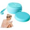 Giwoatln Detergente Corpo In Silicone - Spazzola Doccia Morbida Per Esfoliazione, Spazzola Doccia Portatile E Detergente Corpo Con Dispenser Di Sapone, Scrubber DocciaSilicone Per Spa, Viaggi, DocciaE Bagno